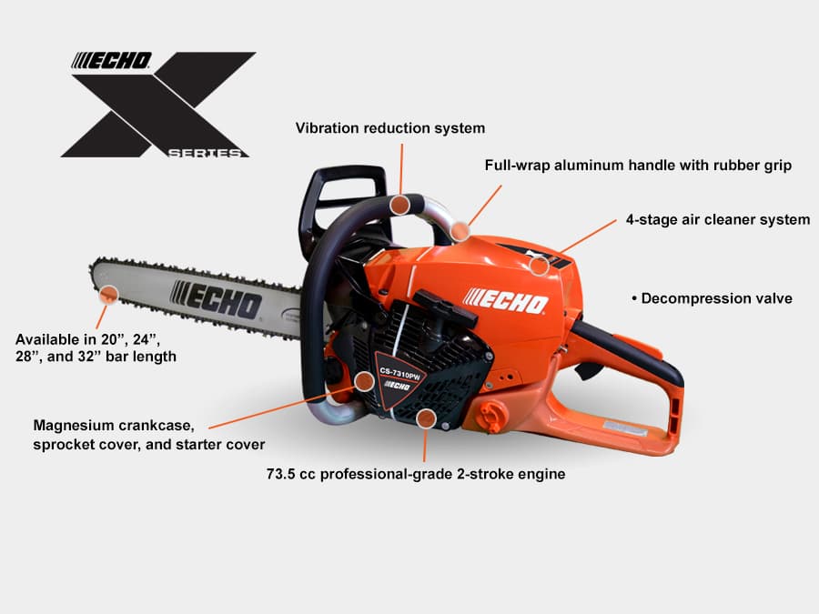 Echo CS-7310PW — Rear Handle Chainsaw